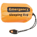 Fox Outdoor Emergency Sleeping Bag Protection One Side Aluminium Coated Orange - GoMilitar