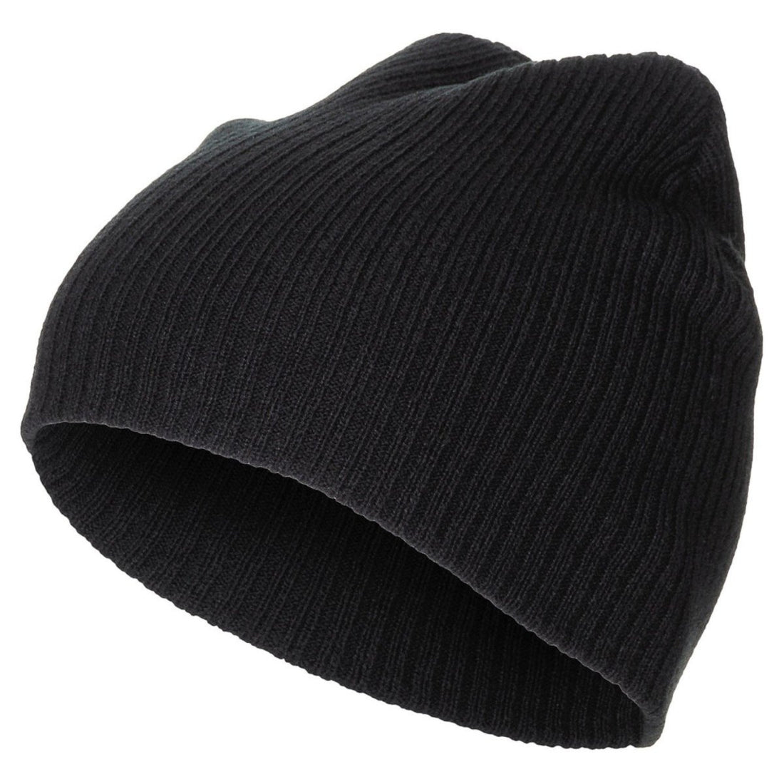 Fox Outdoor Stickad Mössa Extra Kort One Size Two Layer Acrylic Black