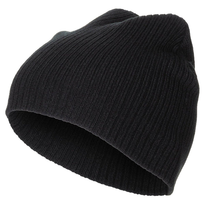 Fox Outdoor Stickad Mössa Extra Kort One Size Two Layer Acrylic Black - GoMilitar