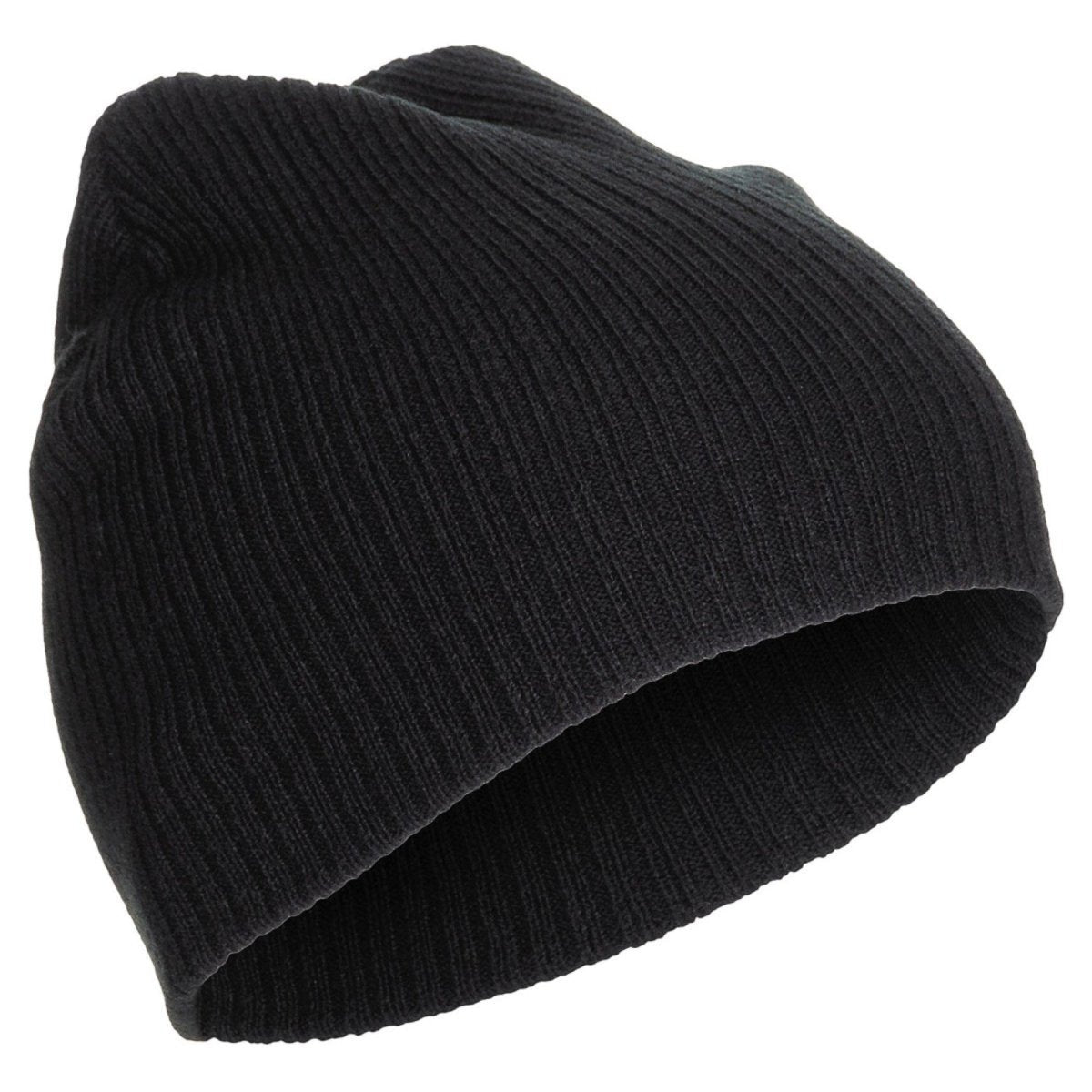 Fox Outdoor Stickad Mössa Extra Kort One Size Two Layer Acrylic Black