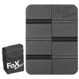 Fox Outdoor termisk sittdyna Anti-slip vikbar Molle-påse ingår svart