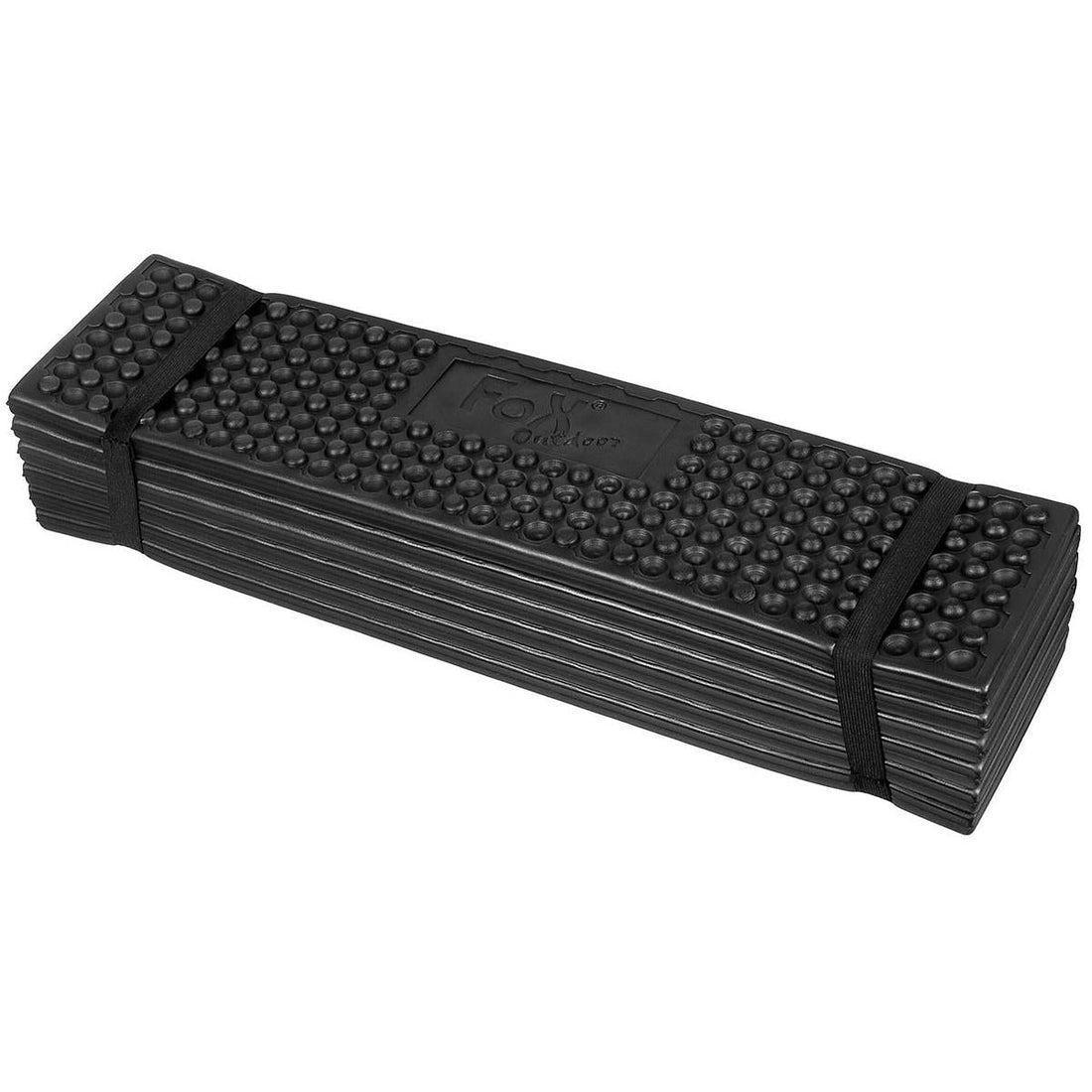 FoX Outdoor Thermal Liggunderlag Vikbar Lätt campingmatta Svart