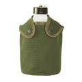 French Army Style Drinking Flask Water Bottle Military Canteen Pot W Pouch Od