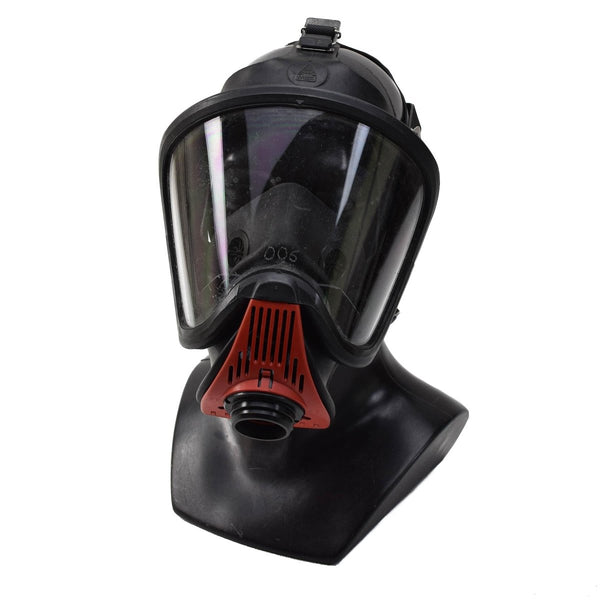 Full face mask MSA Auer Ultra Elite Black wide view gas mask - GoMilitar
