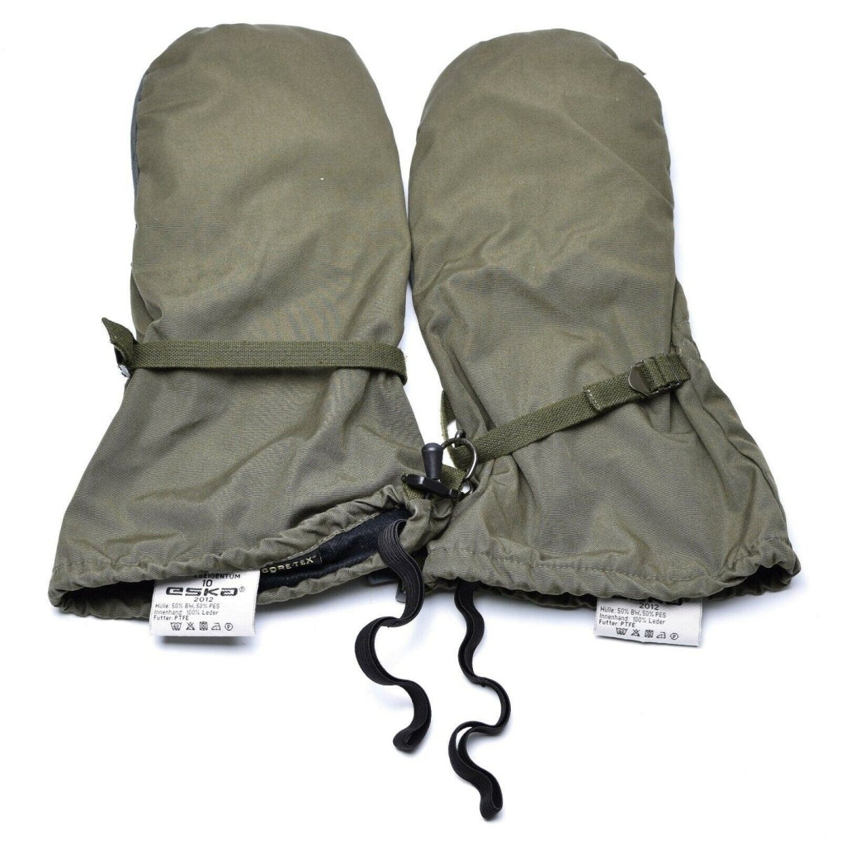Äkta österrikiska armé oliv od goretex vantar militära vattentäta stridshandskar