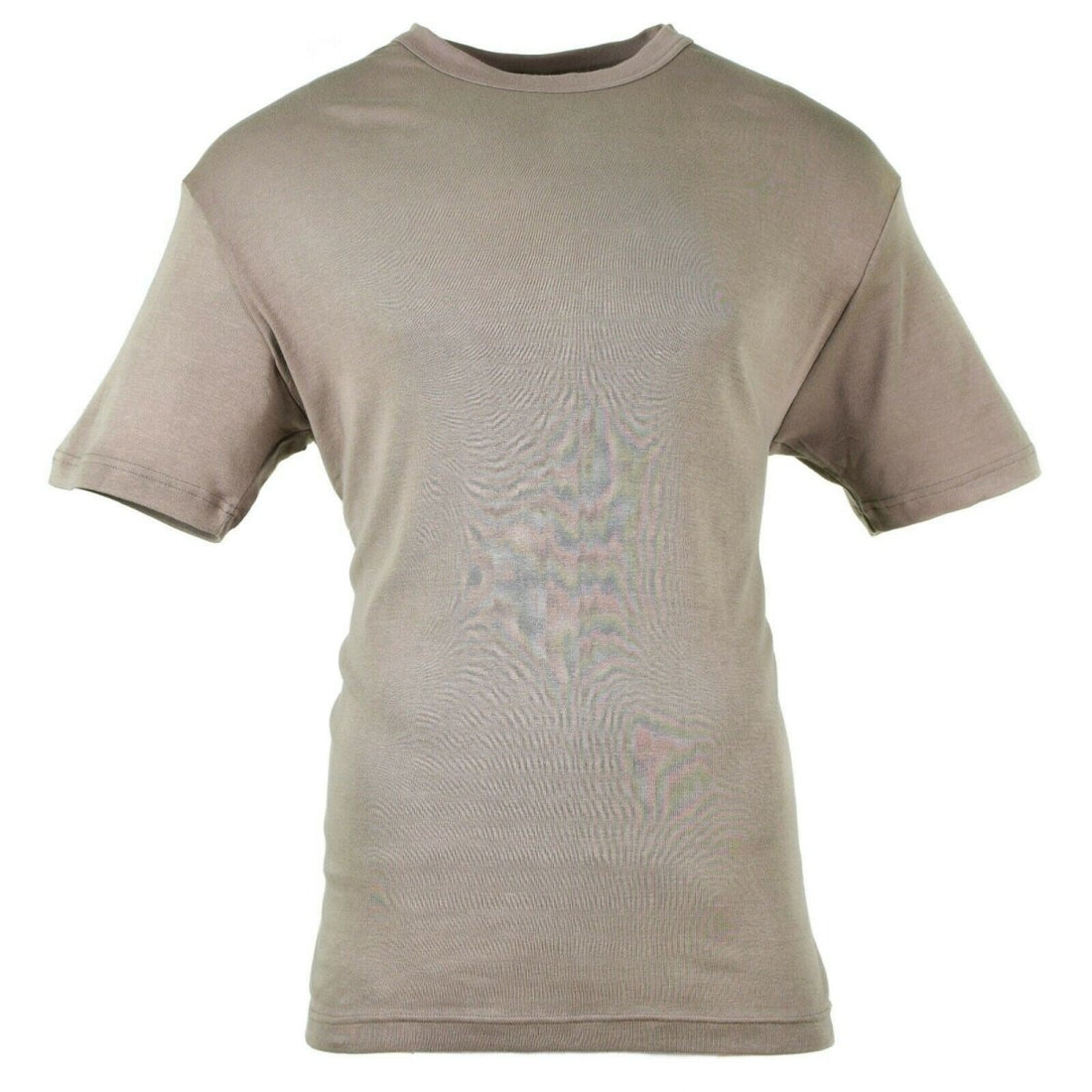 Äkta österrikiska armé t-shirt grå bomullsskjorta korta ärmar militär fråga ny