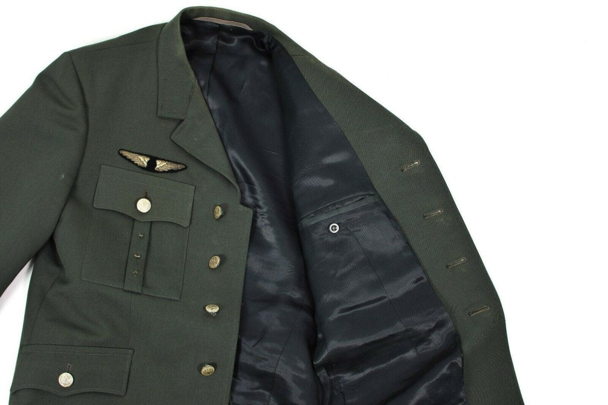 Äkta österrikiska armé enhetlig formell jacka grå militär fråga