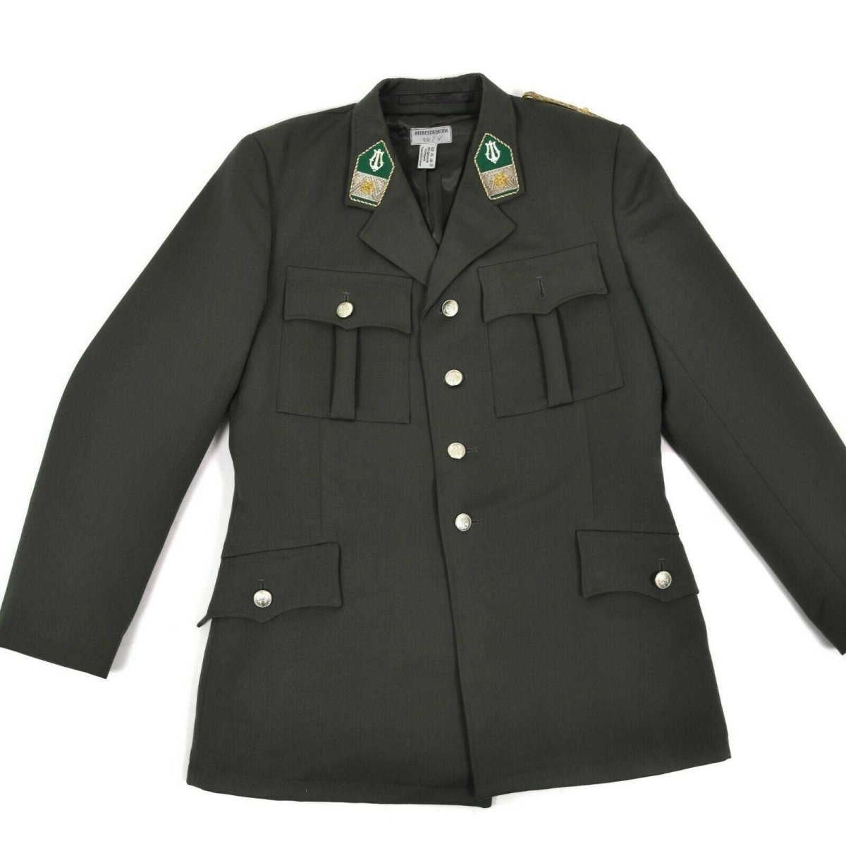 Äkta österrikiska armé enhetlig formell jacka grå militär fråga
