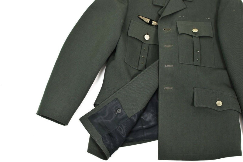 Äkta österrikiska armé enhetlig formell jacka grå militär fråga