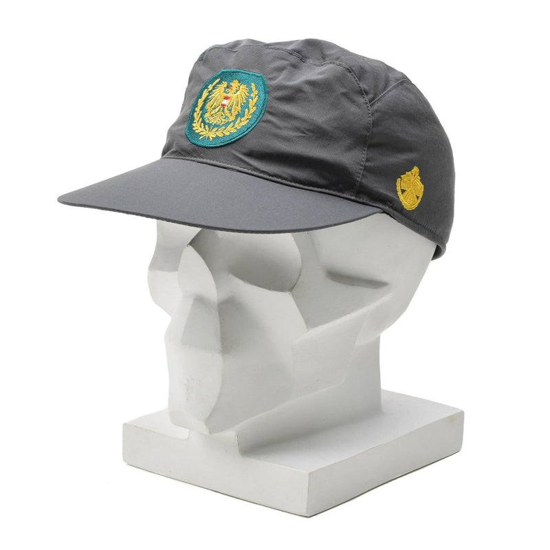 Äkta österrikiska militärgrå Goretex Army Cap Foldbara öronflikar Huvudbonader Nya