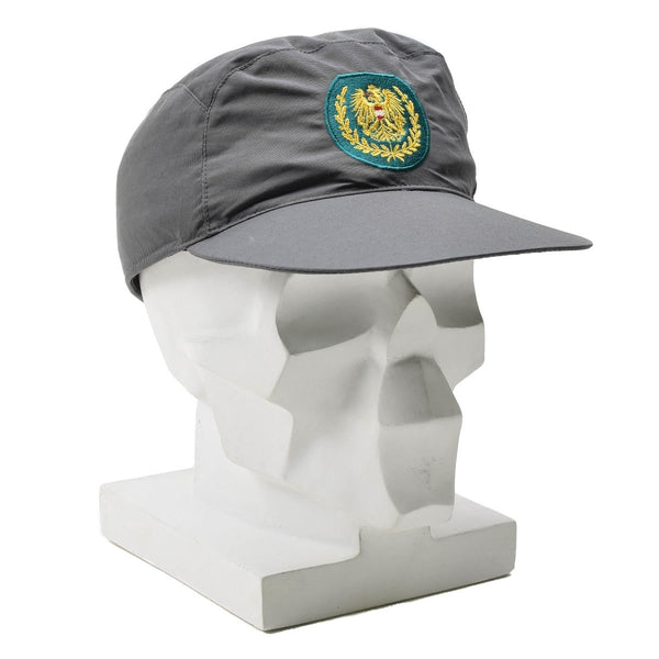 Äkta österrikiska militärgrå Goretex Army Cap Foldbara öronflikar Huvudbonader Nya