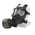Äkta belgisk gasmask full ansiktsskyddshoppspanorama