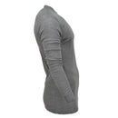 Genuine Belgian military gray thermal undershirt made of flame-resistant aramid material with long sleeves and round neckline