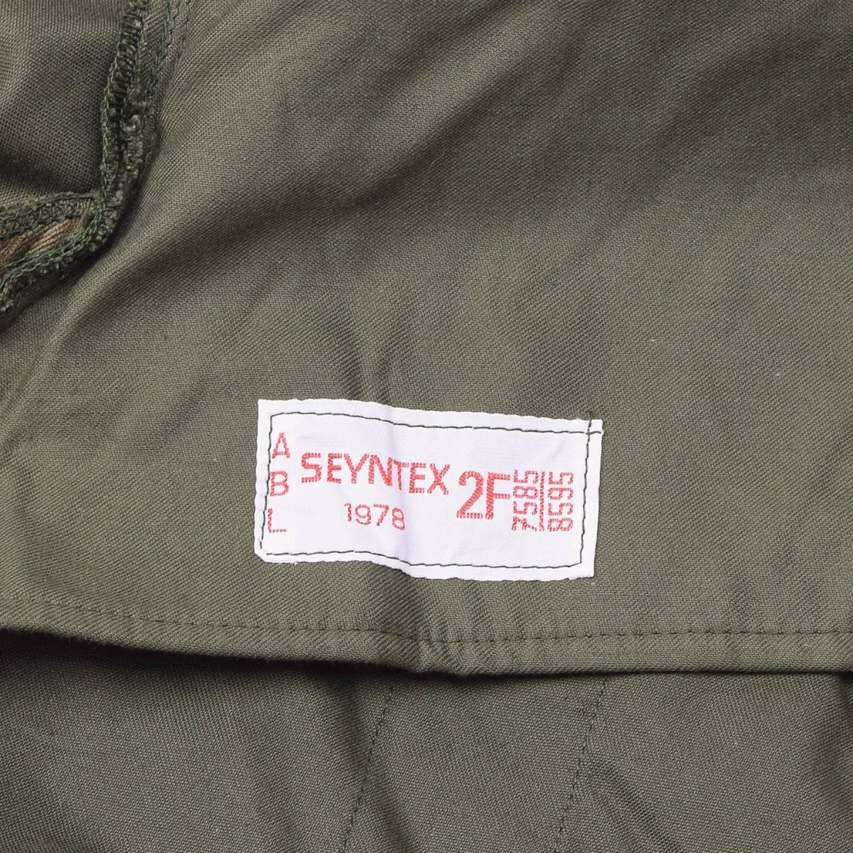 Äkta belgiska militärjacka olivfält trupper bdu hooded parka vintage ny