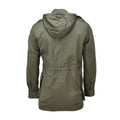 Äkta belgiska militärjacka olivfält trupper bdu hooded parka vintage ny