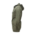 Äkta belgiska militärjacka olivfält trupper bdu hooded parka vintage ny