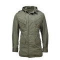 Äkta belgiska militärjacka olivfält trupper bdu hooded parka vintage ny