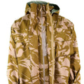 Äkine British Army Combat Jacket Desert Camo MVP Goretex Waterproof Rain New