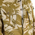 Äkta British Army Jacket Combat Desert Camo Field Shirt Lätt militär