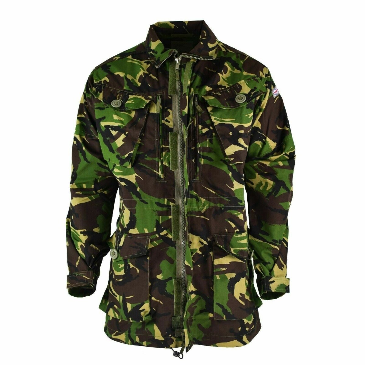 Äkine British Army Jacket Combat DPM Camouflage Jungle Military Parka 95