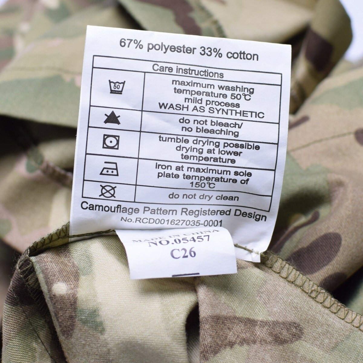 Äkta British Army Jacket Combat MTP Camo Field Shirt Lightweight Military New