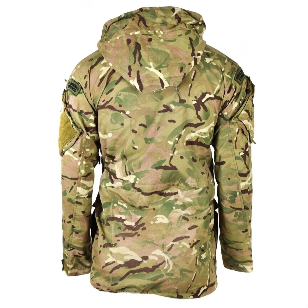 Äkta brittiska arméns militära strid MTP Field Jacka Parka Smack Windproof Hood