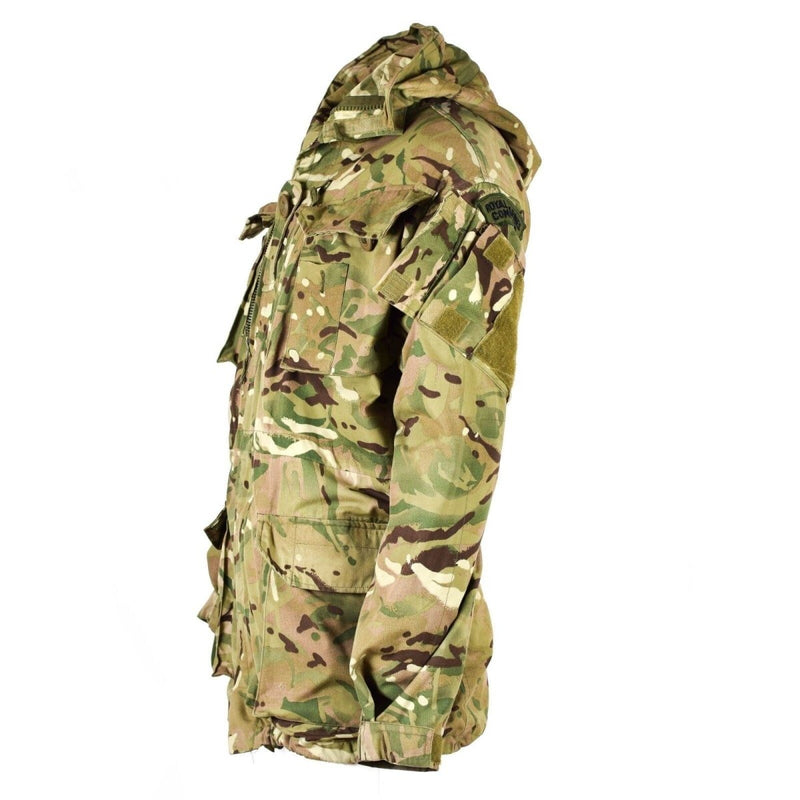 Äkta brittiska arméns militära strid MTP Field Jacka Parka Smack Windproof Hood