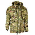 Äkta brittiska arméns militära strid MTP Field Jacka Parka Smack Windproof Hood
