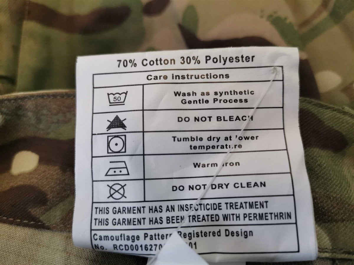 Äkta brittiska armébyxor militär strid mtp last tempererade byxor nya