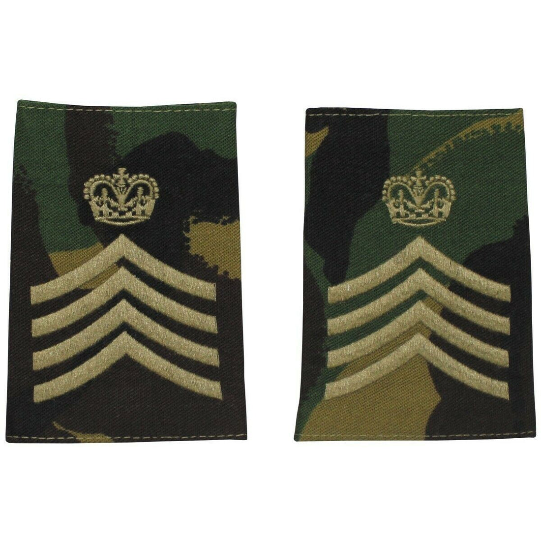 Äkta brittiska arméer axel slingor tyg större militär insignia dpm camo