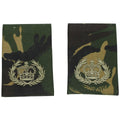 Äkta British Army Shoulder Loops Tyg Regimental Quartermaster Sergeant DMP