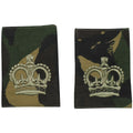 Äkta British Army Shoulder Loops Tygsersjant Major Military Insignia DPM