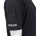 Äkta brittisk funktionell polis t-shirt andningsbara aktivkläder svart skjorta ny