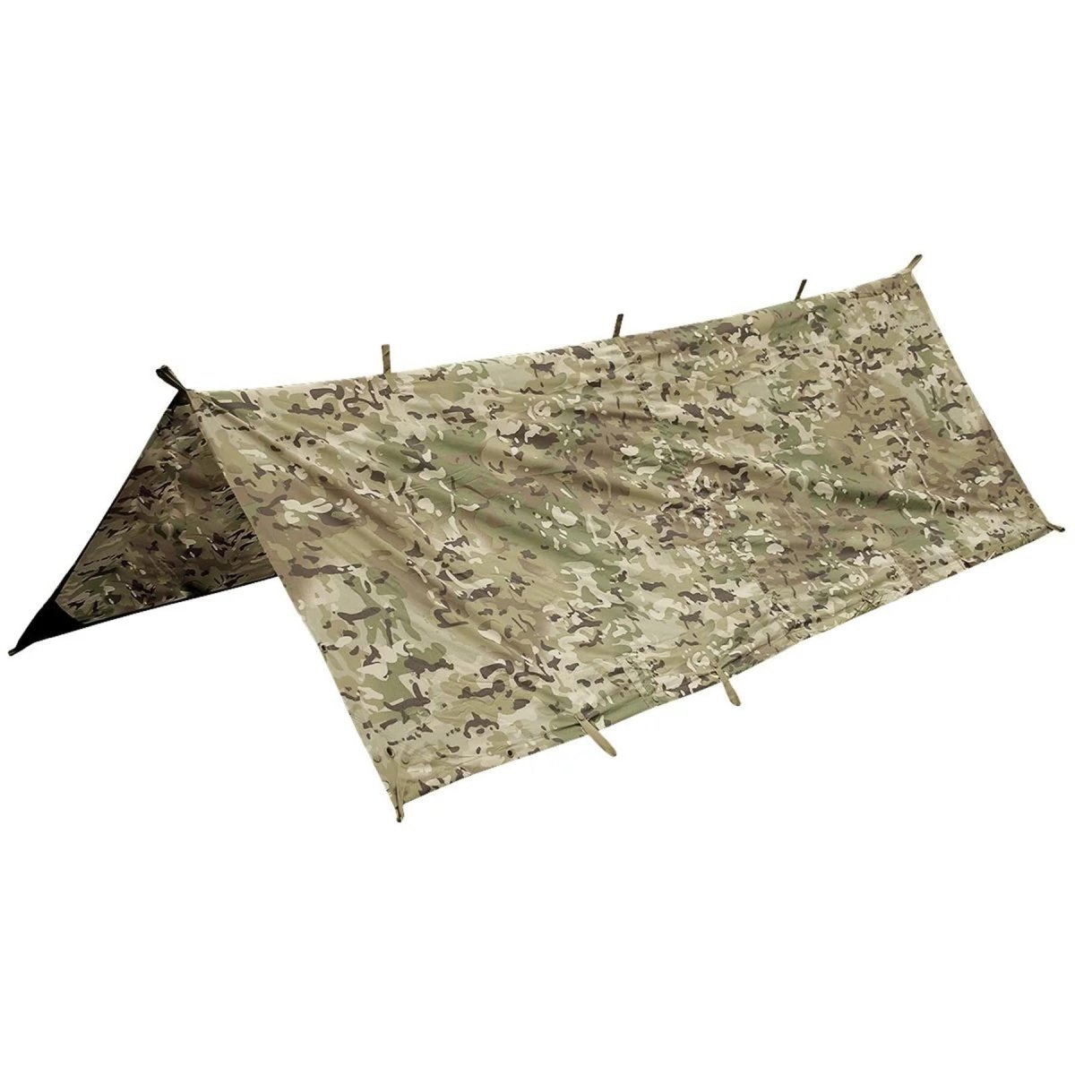 Äkta British Military Basha Taurpaulin Shelter Vattentät Army MTP Camo