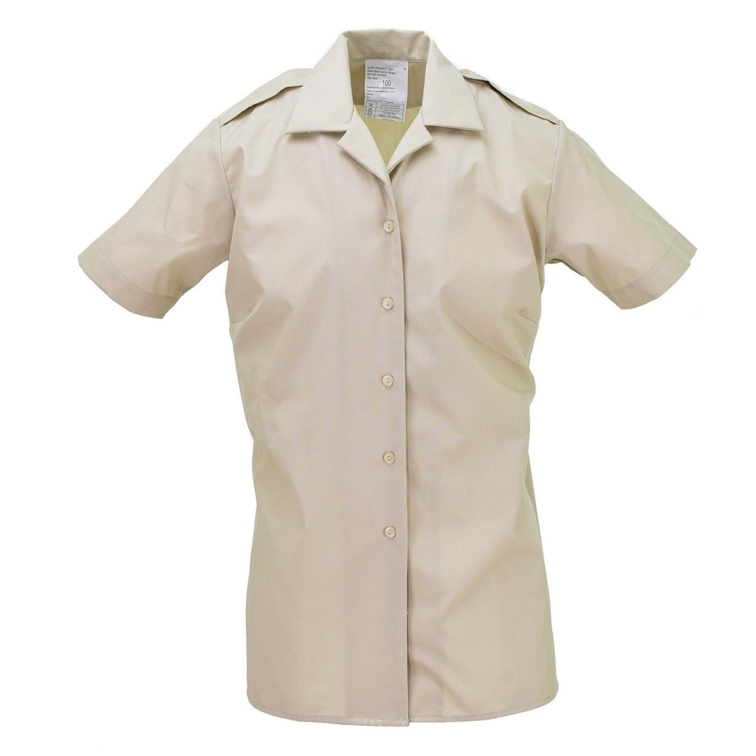 Äkta brittiska militära kvinnliga blus khaki formella klänning arméer damer skjortor nya