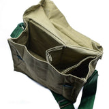 Äkta bulgariska armé Haversack Canvas Khaki Side Shoulder Bag Pack Ny