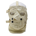 Äkta kallt väder läskig ansiktsmask para-aramid justerbar läskig vit cosplay