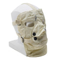 Äkta kallt väder läskig ansiktsmask para-aramid justerbar läskig vit cosplay