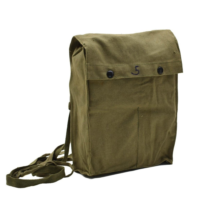 Äkta Tjeckien Army Axelväska Vintage Praktisk Flap Snap Buttons - GoMilitar