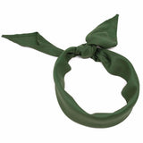 Äkta tjeckiska republiken militär bandana lättvikt CZ första hjälpen halsduk grön ny