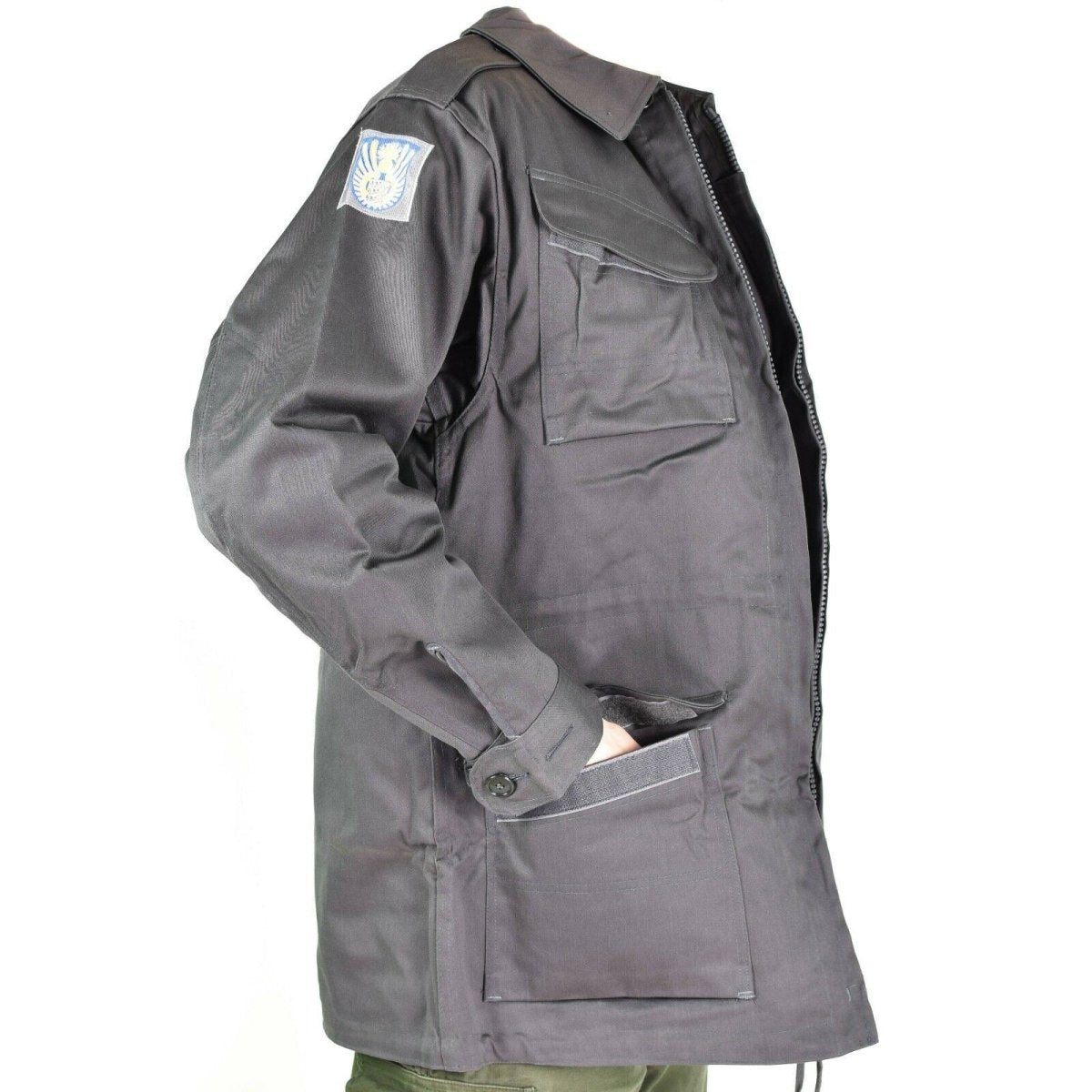 Äkta danska arméstridsjacka M71 Danmark Military Grey Field Surplus New