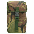Äkta holländska armékanten w Pouch & rostfritt stålkopplock lock dpm camo molle