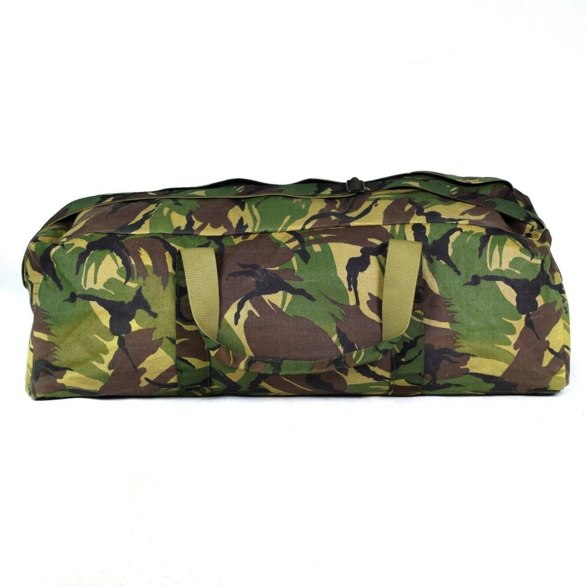 Äkta holländska armé DPM Woodland Weekend Bag Carrier Pouch Pack Duffel Sack Kit