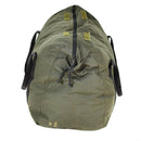 Genuine Dutch Army olive green sleeping bag carrier pouch with zipper and black side handles for outdoor gear storage