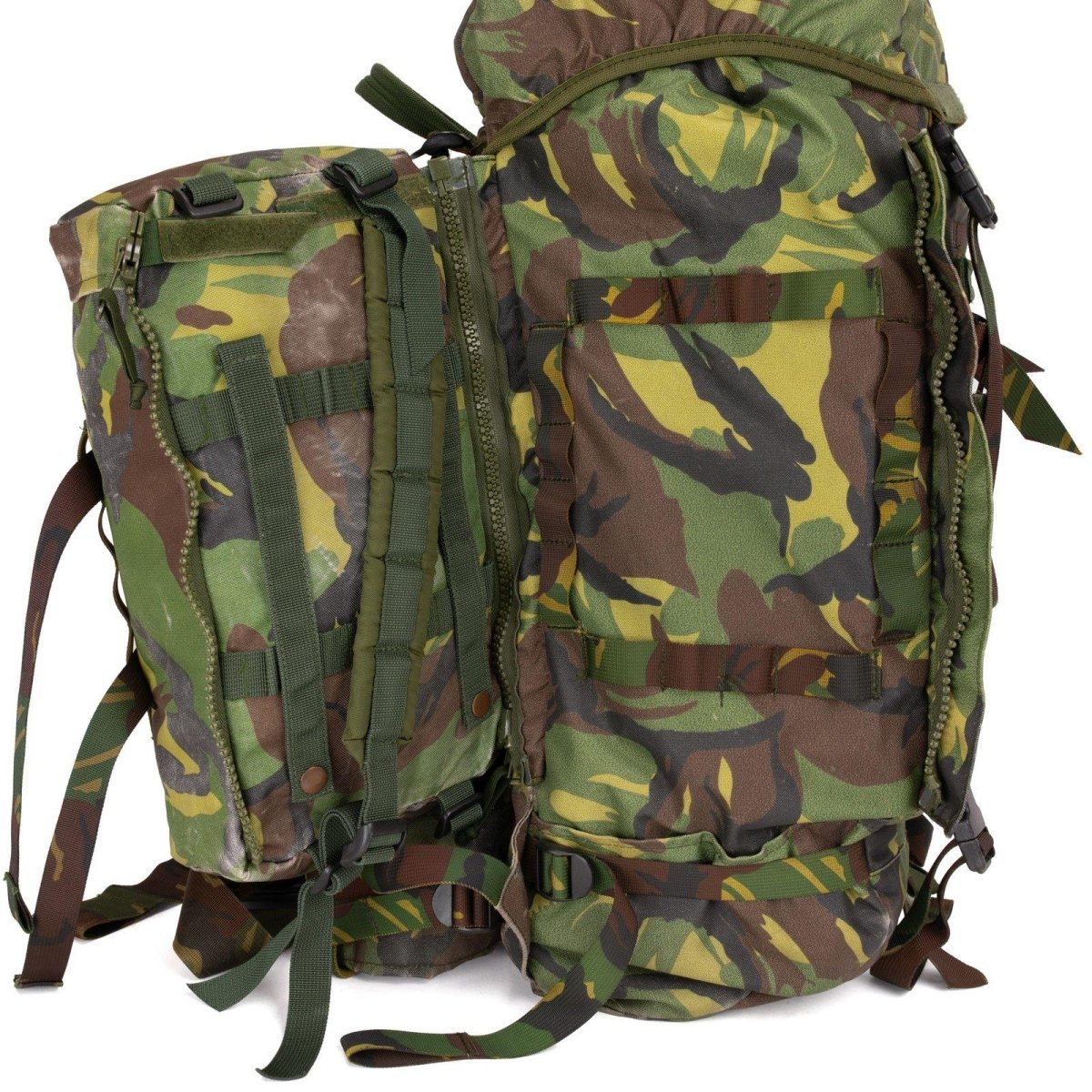 Äkta holländska armérucker DPM Woodland Combat ryggsäck 60L Tactical Daypack