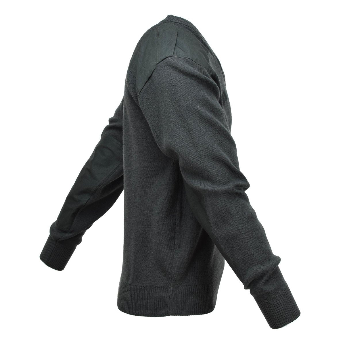 Äkta holländska armétröja Pullover Commando Jumper V-ringning Pullover Dark Green