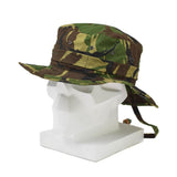Äkta holländska militär boonie hatt dpm camo panama hatt hals klaff bred grim ny
