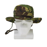 Äkta holländska militär boonie hatt dpm camo panama hatt hals klaff bred grim ny