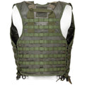 Äkta holländska militärolivväst set 7st Modular Forest Camo Molle Pouches