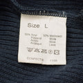 Äkta holländska militäröverskott Troyer Pullover Warm Quarter Zip Blue tröja